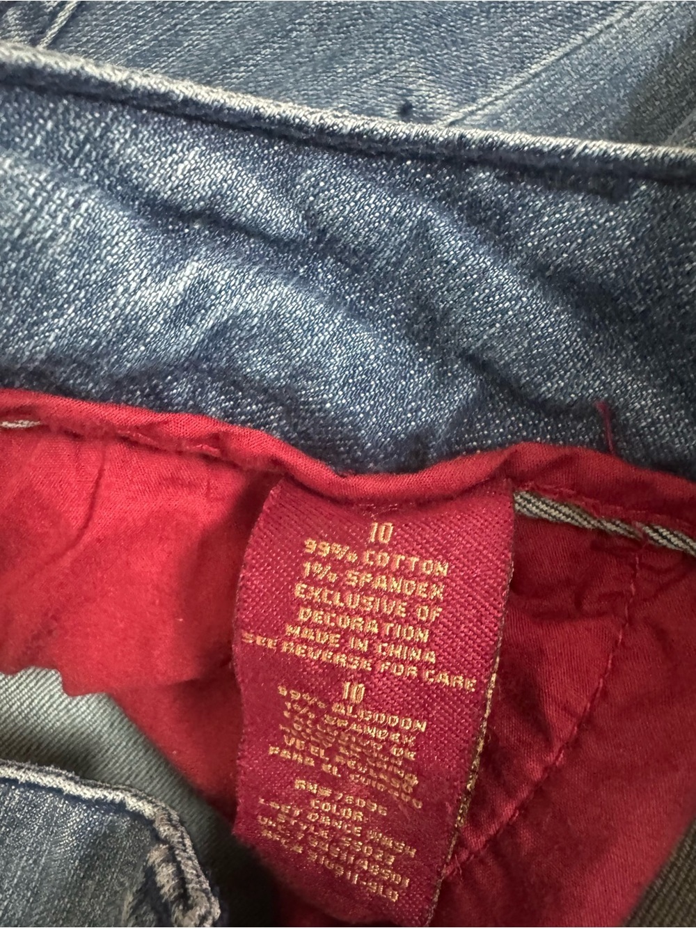 Sassoon Ooh La La Bootcut Jeans | Y2K Embellished Pocket Denim | Size 10 NWT - Picture 7 of 7